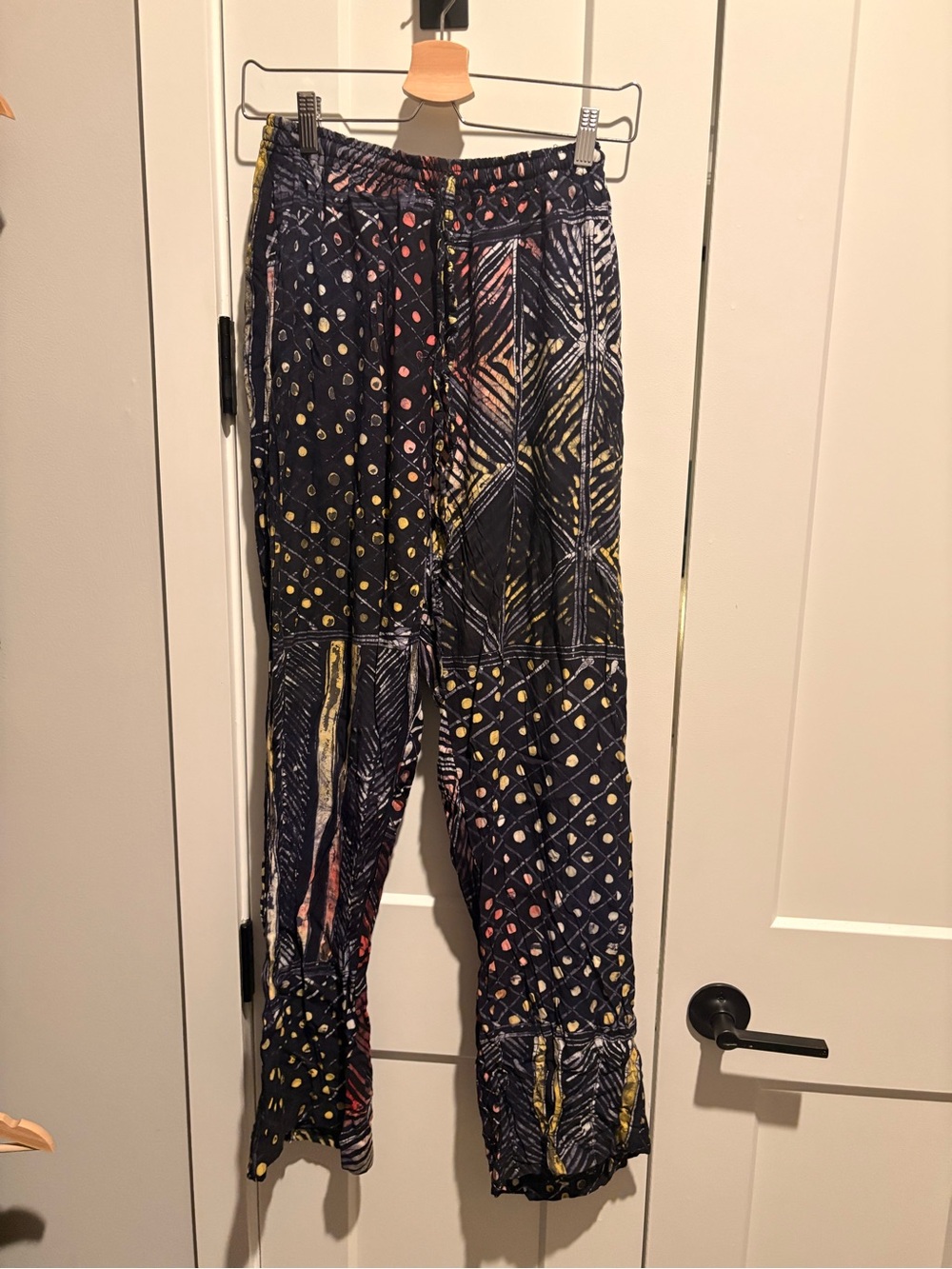 African print pants